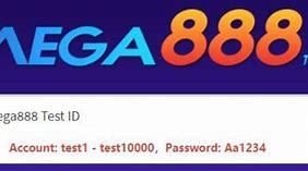 Id Test Untuk Mega888